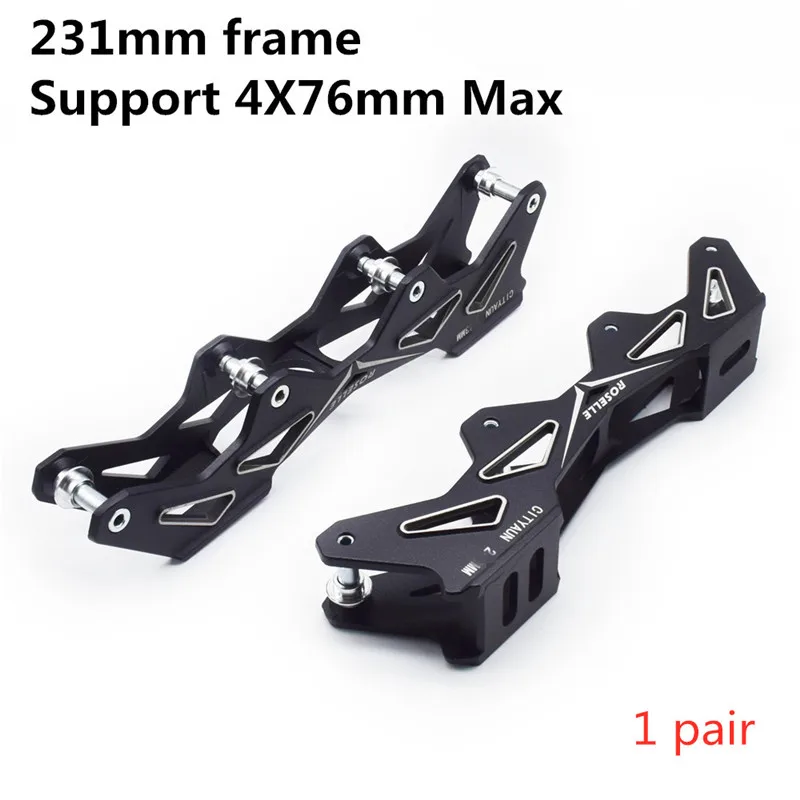 Wholesale Inline Skates Base Skating Frame for SEBA 4 Wheels Roller Patines 4X76mm 4X80mm 150mm 165mm 180mm Mount 231mm 243mm |