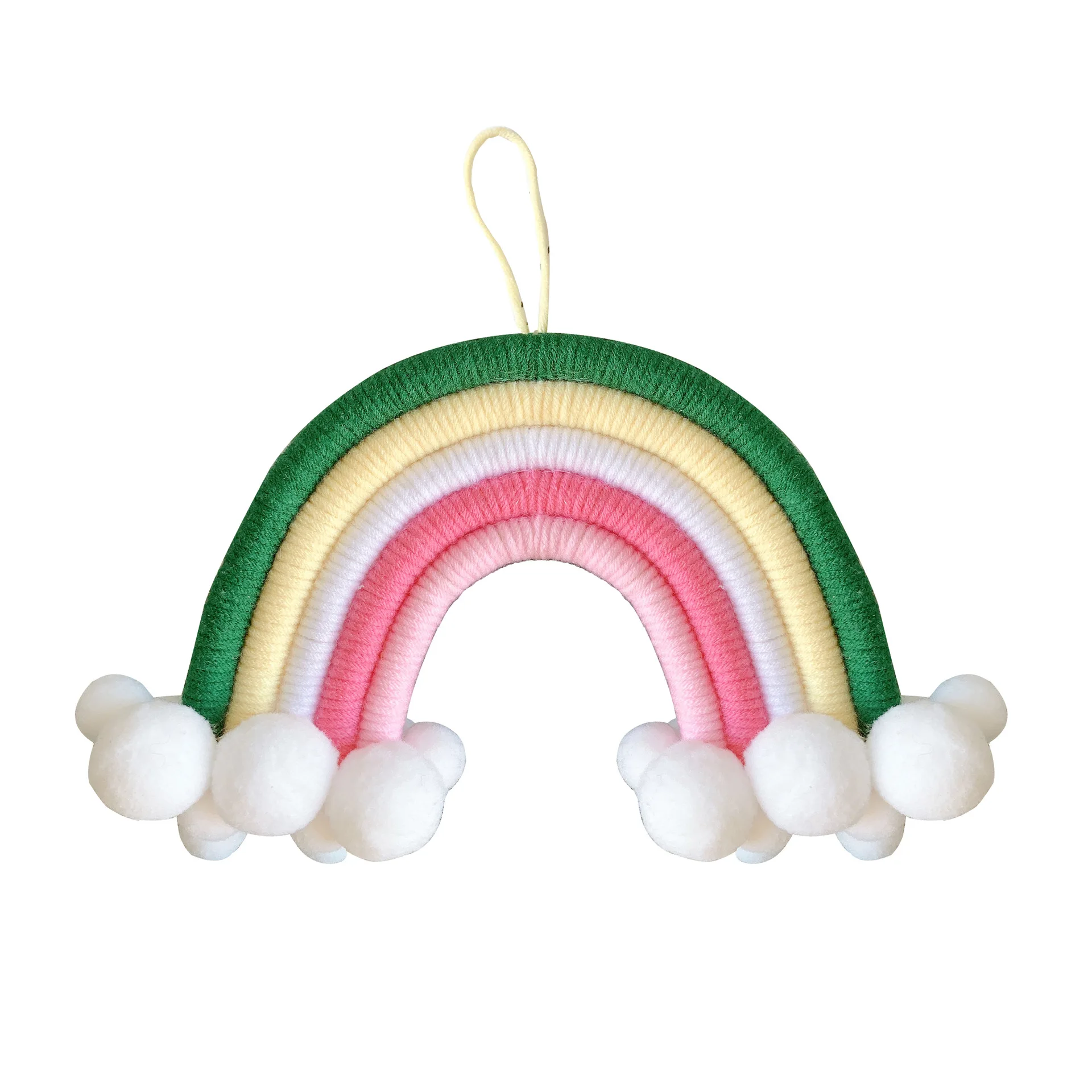 

Decorative Ins Style Home Children's Room Decoration Pendant Hand-woven Cloud Rainbow Pendant Wall Decoration Pendant