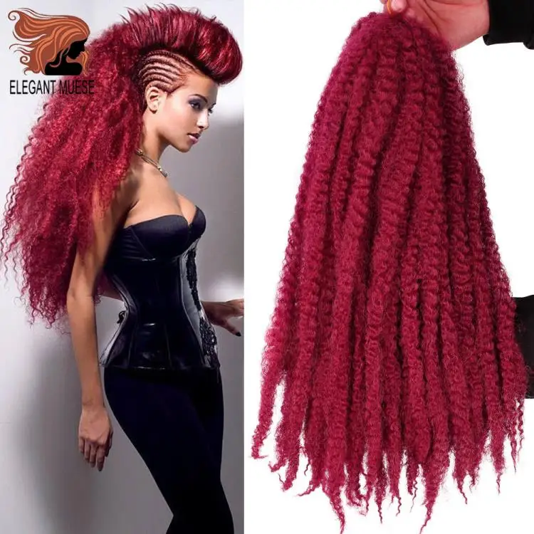 Elegant MUSES косички марли волос крючком эффектом деграде(переход от темного к афро Кинки мягкие синтетические косички, волосы, плетение, косички, чёрный т пурпурный т мятный волос оптом