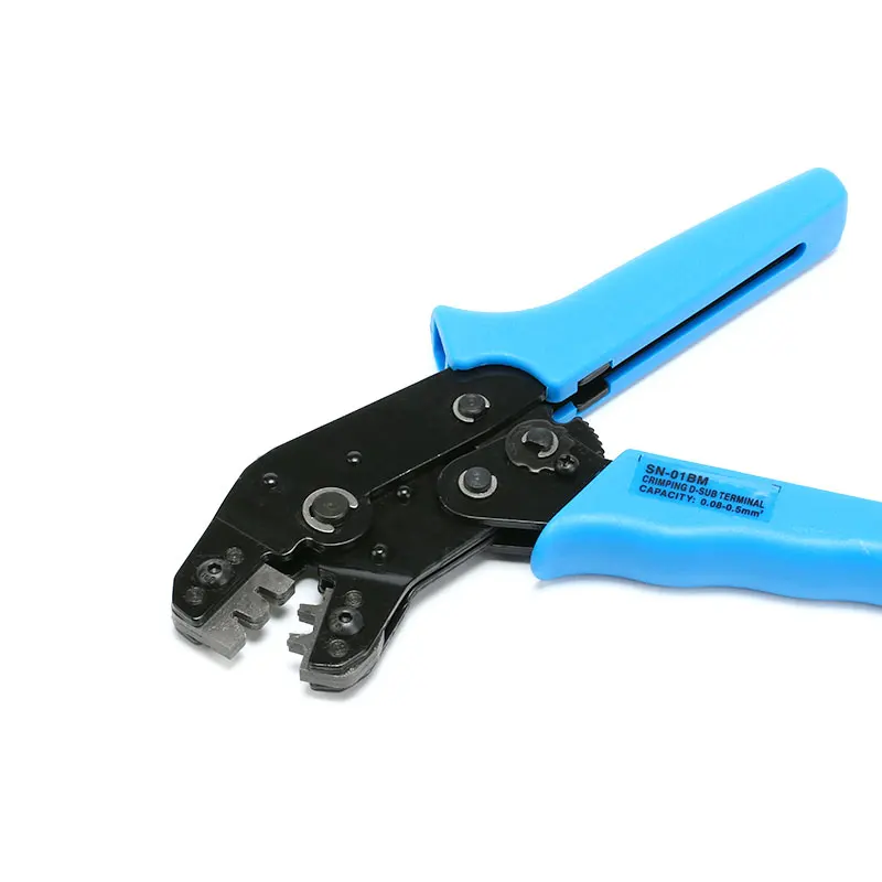 

SN-01BM Crimp Tool for JST, ZH1.5, 2.0PH , 2.5XH,EH, SM, & Servo Connectors For D-SUB Terminals Sq.mm 0.08-0.5 AWG28-22