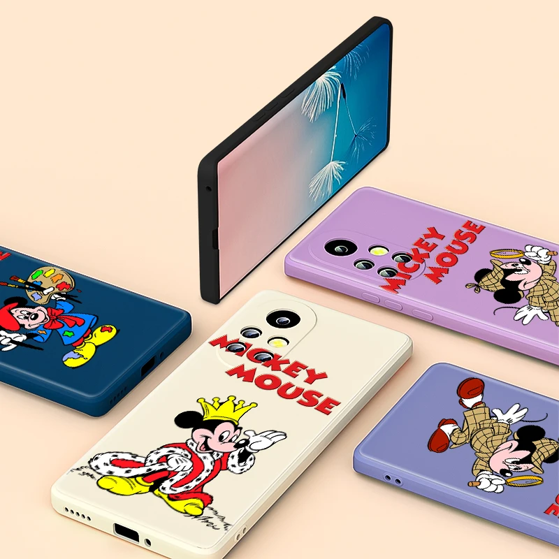 

Mickey Cartoon Funny Disney For Huawei Nova 4E 4 3i 3 8 8i 8SE 7SE 7 6SE 7i 6SE 6 5i 5 5T Pro Liquid Silicone Capa Phone Case