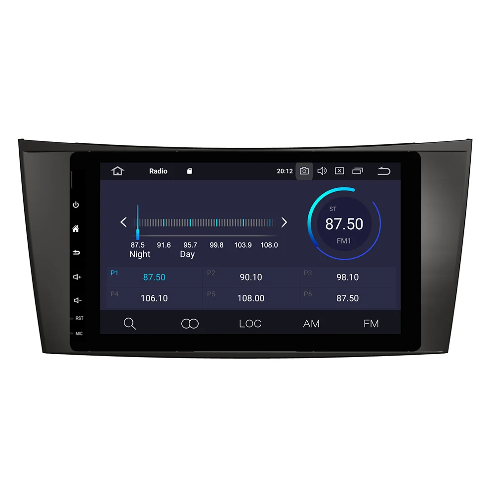 Автомобильный DVD-плеер Android 9 0 GPS навигация IPS для Mercedes Benz W211/w222/W463 головное