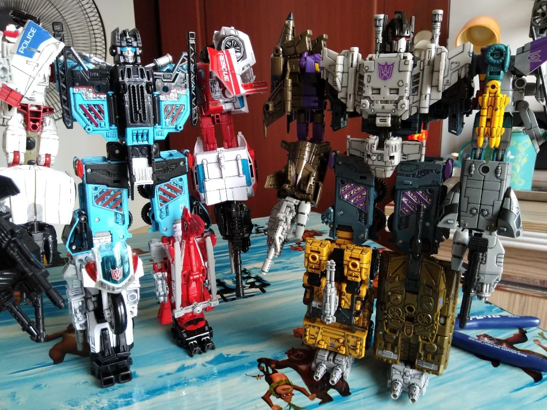 5 в 1 набор игрушек-трансформеров Defensor &amp Bruticus Superion IDW | Игрушки и хобби