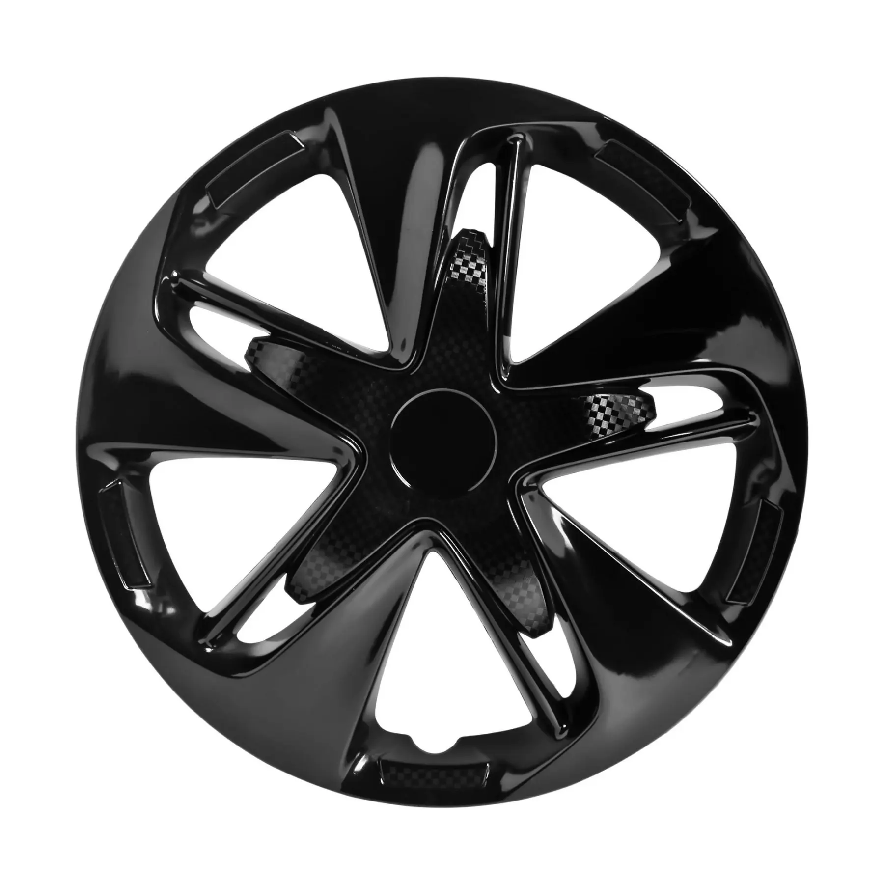 Колпаки колесные 13&quot &quotСупер Астра&quot черный глянец карбон компл. 2шт. AIRLINE AWCC 13