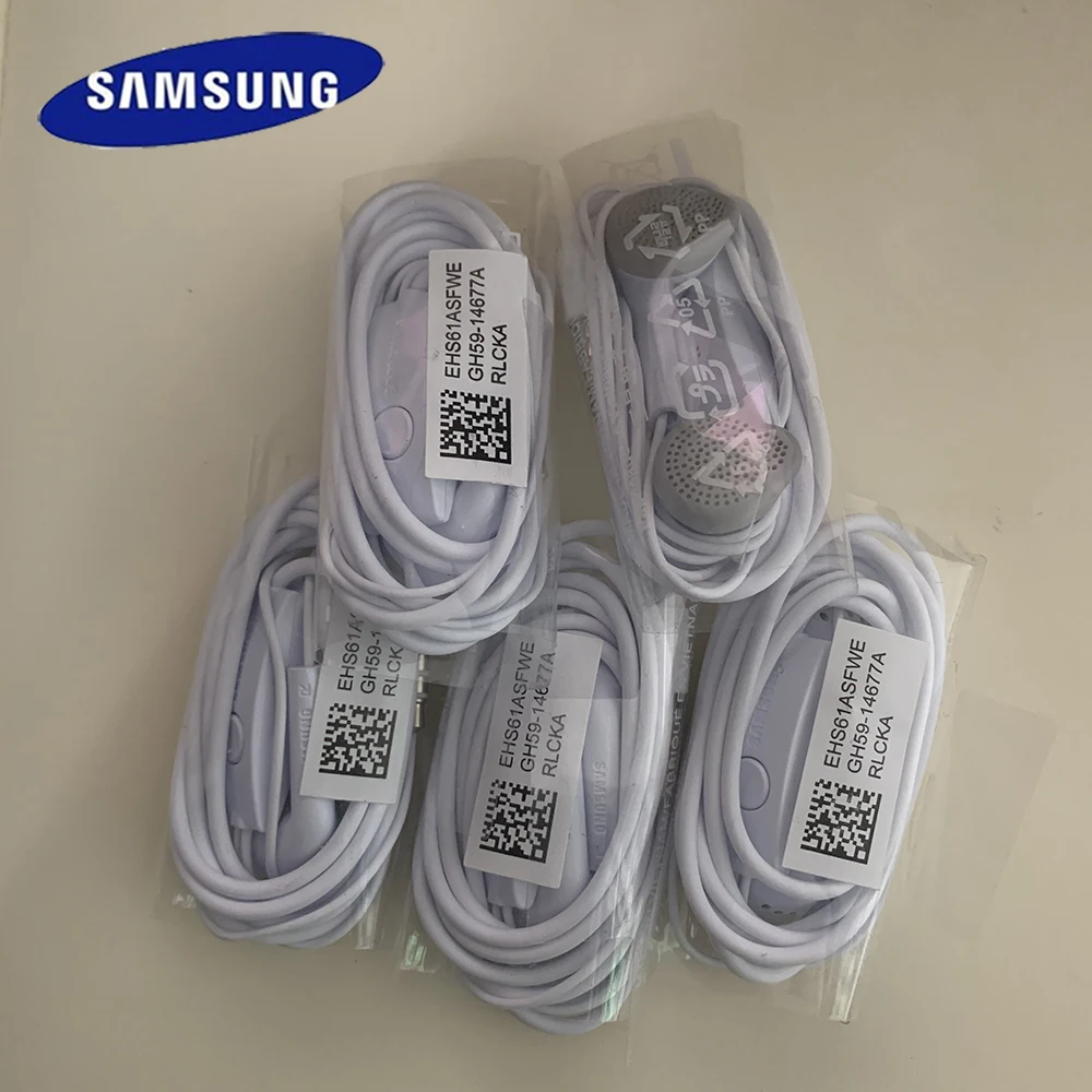 Оригинальные наушники SAMSUNG S3 EHS61 проводные 3 5 мм с микрофоном для смартфонов Galaxy S6