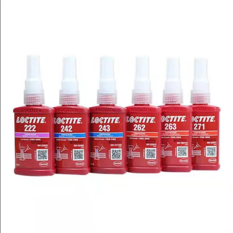 Клей-герметик loctite 222/243/242/262/263/272/271 клей-герметик винтовой клей анаэробный |
