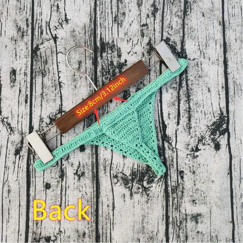 11 цветов ручной работы вязаные эластичные брюки для женщин пикантные бикини