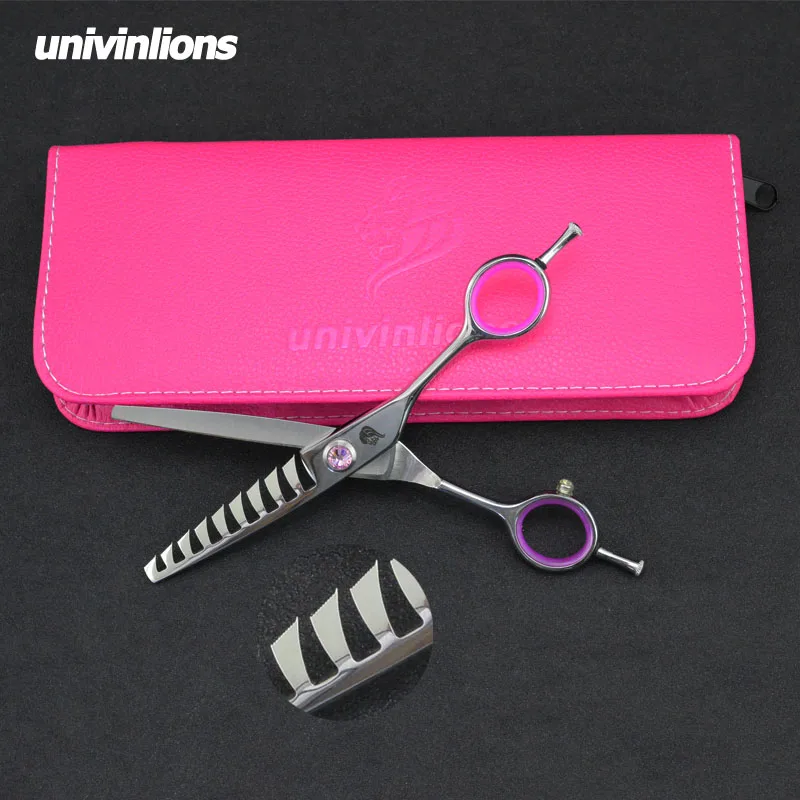 Univinlions 6-дюймовые филировочные ножницы с высокой степенью филировки 30% ~ 40% для