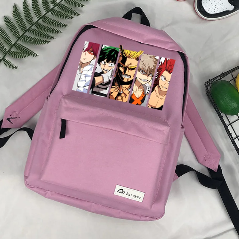 Рюкзак моя геройская Академия Boku No Hero Bakugou Todoroki дизайнерский рюкзак для ноутбука
