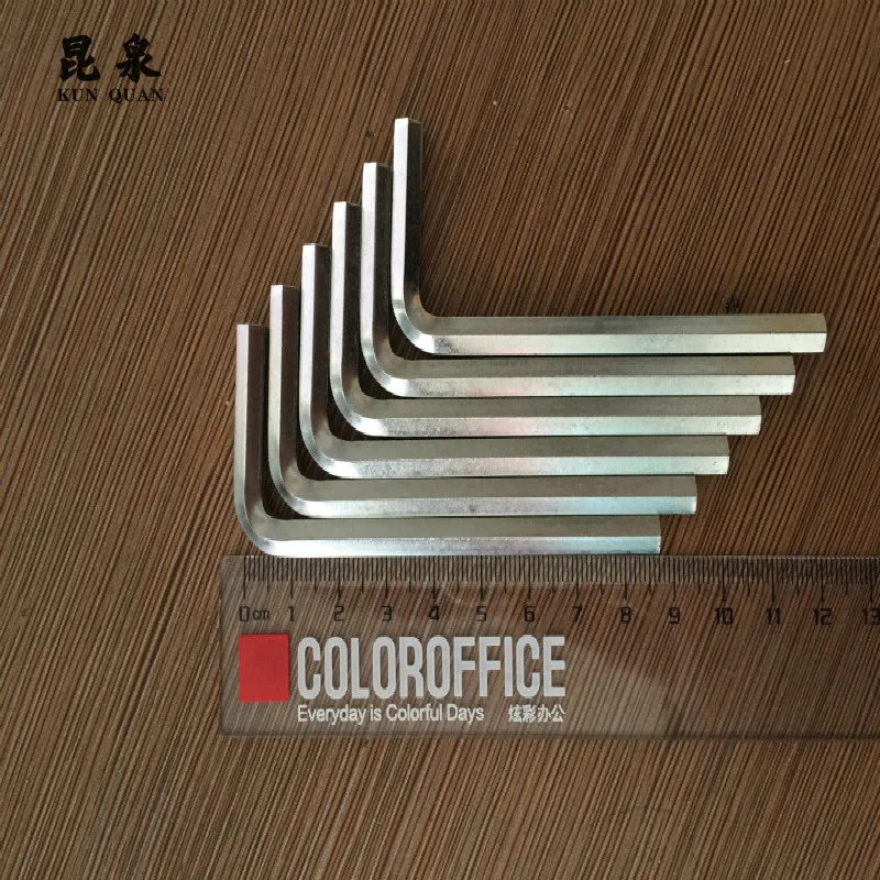 Прямой шестигранный ключ от производителя высококачественный длиной 5 мм 100 шт. в