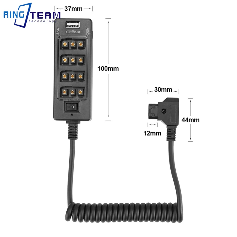 

D-TAP1 Sub 4 + 2DC + 1USB Hub подходит для включения нескольких беспроводных приемников и встроенных дисплеев