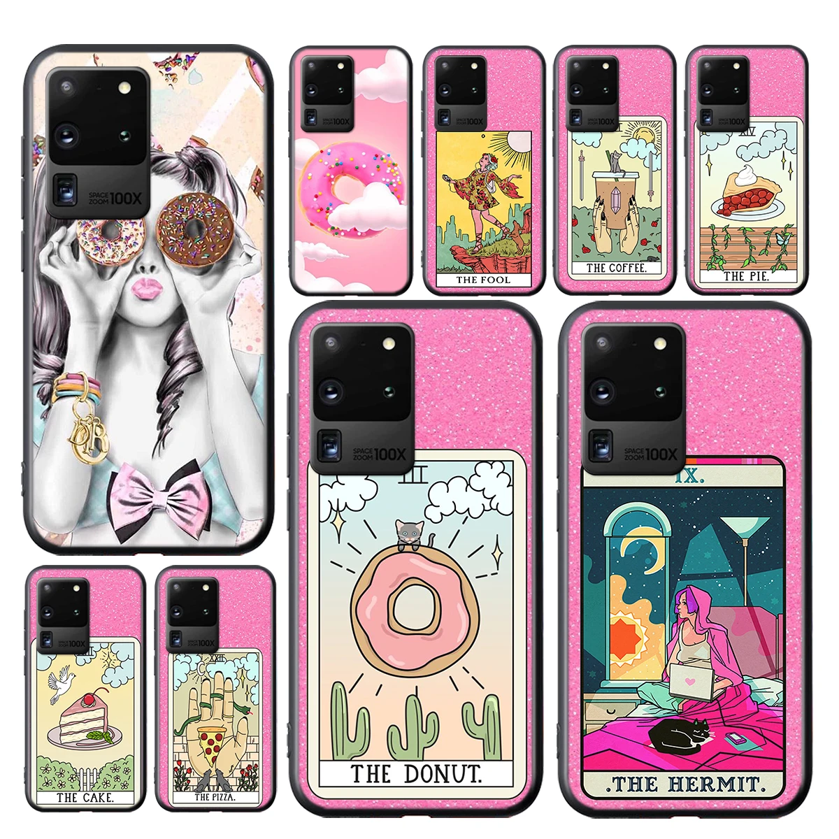 

Art Pizza Coffee Pink For Samsung Galaxy A01 A11 A22 A21S A31 A41 A42 A51 A71 A32 A52 A72 A02S A03S Soft Phone Case