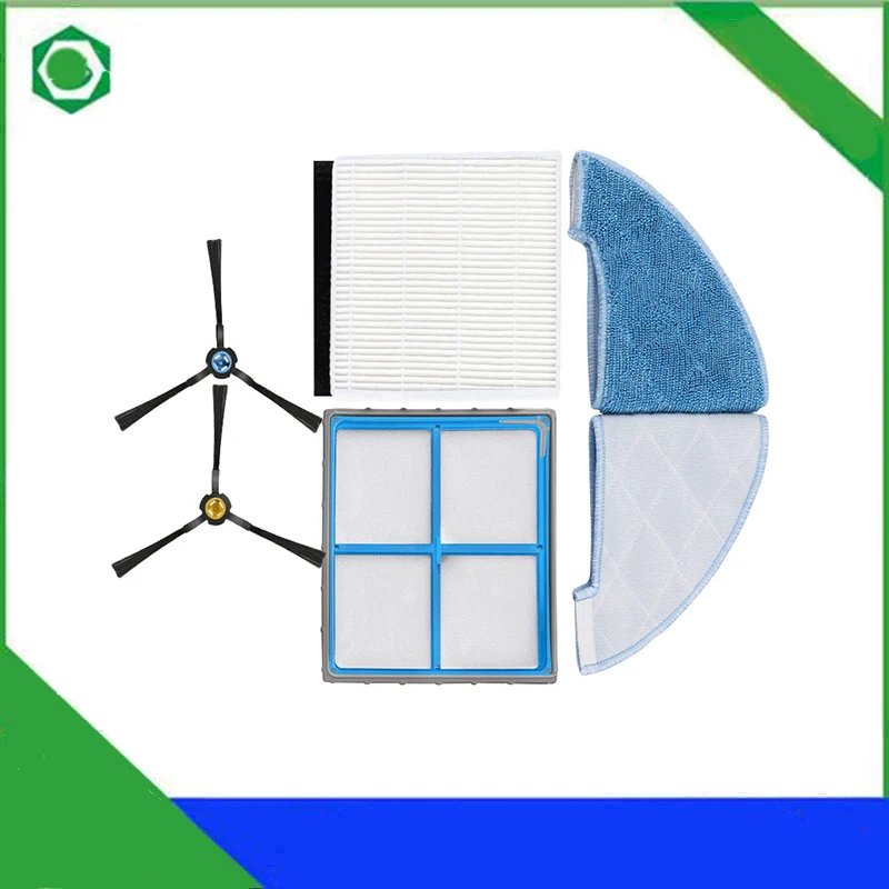 

Hepa фильтр Швабра Pad боковая щетка набор для Ilife V8S X750 X785 V80 Ecovacs DF35 DF43 DF45 46 пылесос