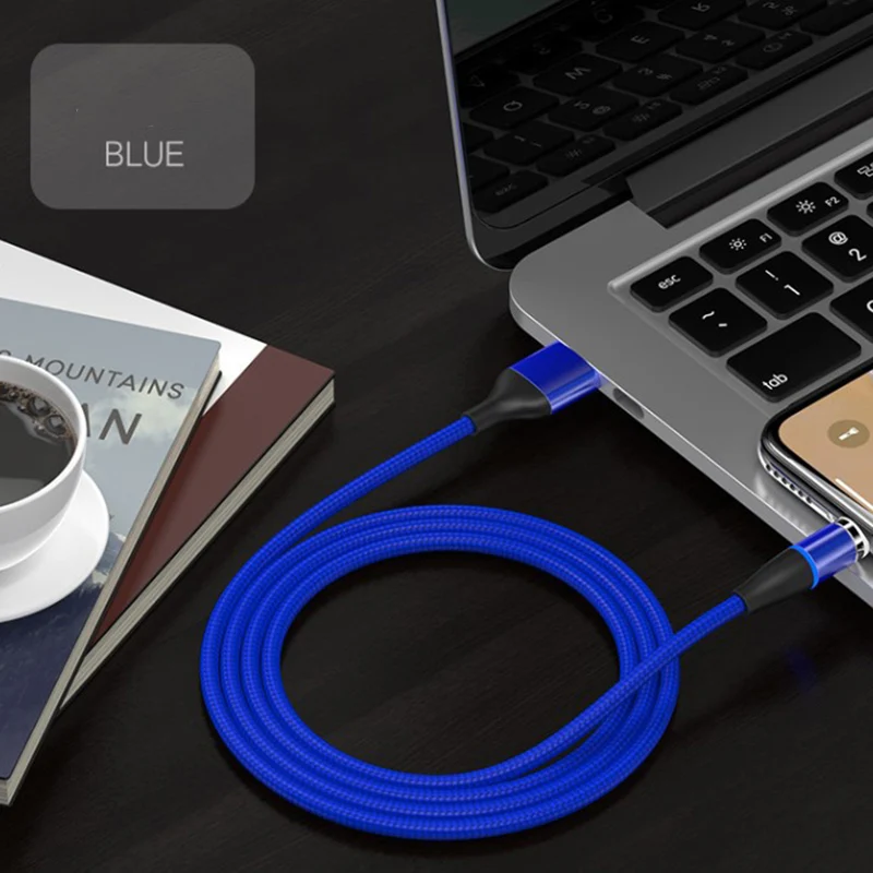 Tutew USB Type C светодиодный кабель для Samsung S10 S9 Quick Charge 3 0 телефона быстрой зарядки