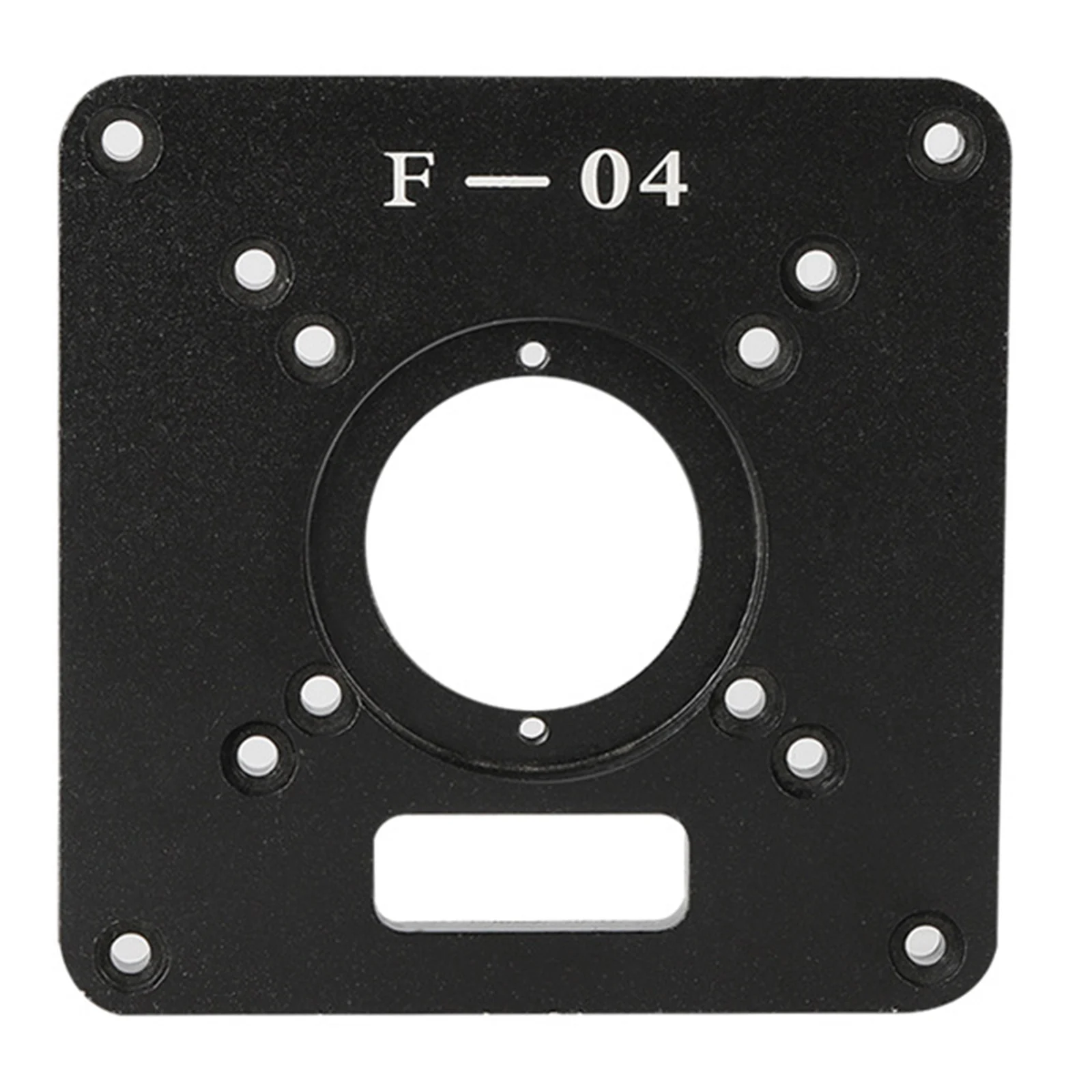 

1Set Router Table Insert Plate with Router Insertion and Install Screws