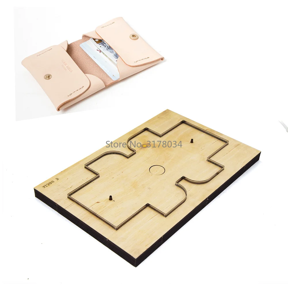 

Japan Steel Blade Rule Die Cut Steel Punch Women simple Fold Wallet Cutting Mold For Leather Cutter for Leather Crafts 100x75mm