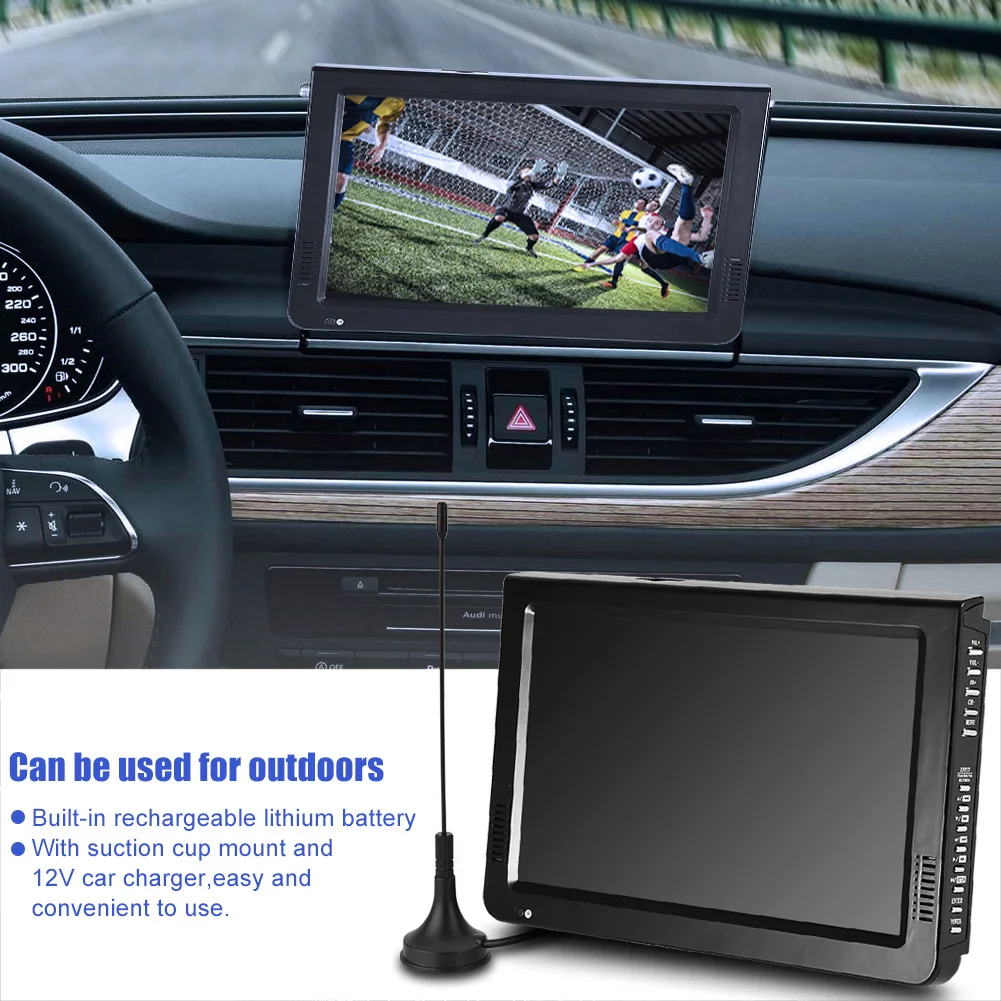 LEADSTAR 10-дюймовый цифровой телевизор ATSC Портативный ТВ 1080P HD HDMI-совместимый