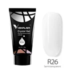 Venalisa поли Профессиональный Гель-лак для ногтей прозрачный дизайн ногтей натуральный камуфляж желе УФ жесткая горячая Распродажа удлиненная подставка для ногтей