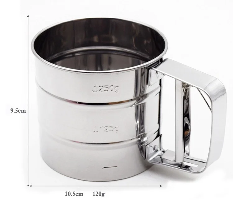 Инструменты для выпечки полуавтоматическое ручное сито муки маленькое порошка