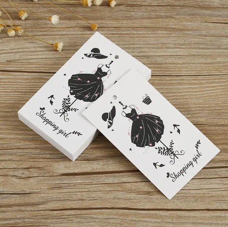 Пользовательская Толстая художественная бумага цветная печать женские бумажные