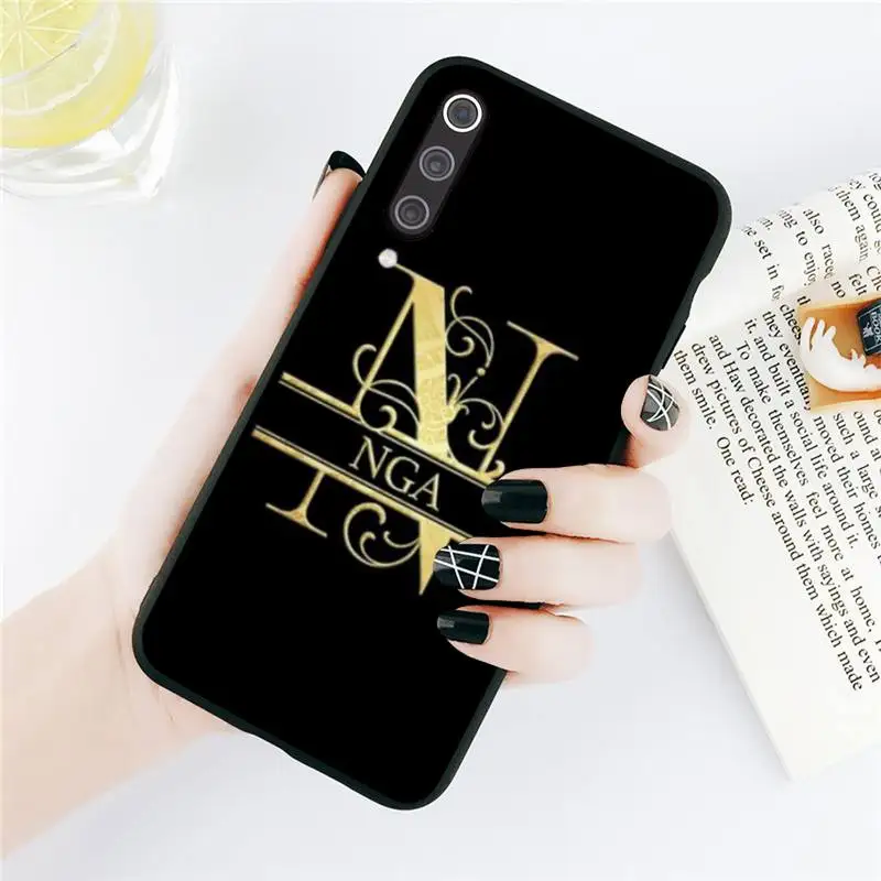 

LetterMonogram Phone Case For Xiaomi Mi Note 10 Lite pro 7 9 9t pro se a2 lite
