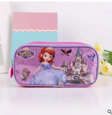 Disney «Холодное сердце» из мультфильмов портмоне пенал Студент Эльза ящик пенал с мультяшным рисунком подарок для мальчика Девочки Детская сумочка для девочек - Цвет: 8