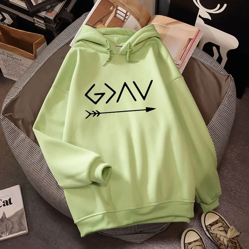 Милые толстовки для женщин свитшоты с капюшоном забавным принтом стрелы пуловер