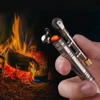 flint free fire starter lighter camping outdoor survival tool windproof metal permanent matches compact no need to add kerosene