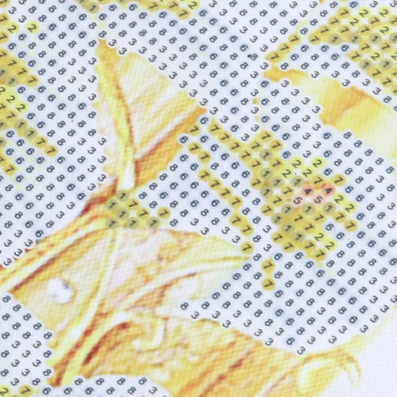 

DIY Imitation Diamond Painting Embroidery Lily Flower Cross Stitch Craft