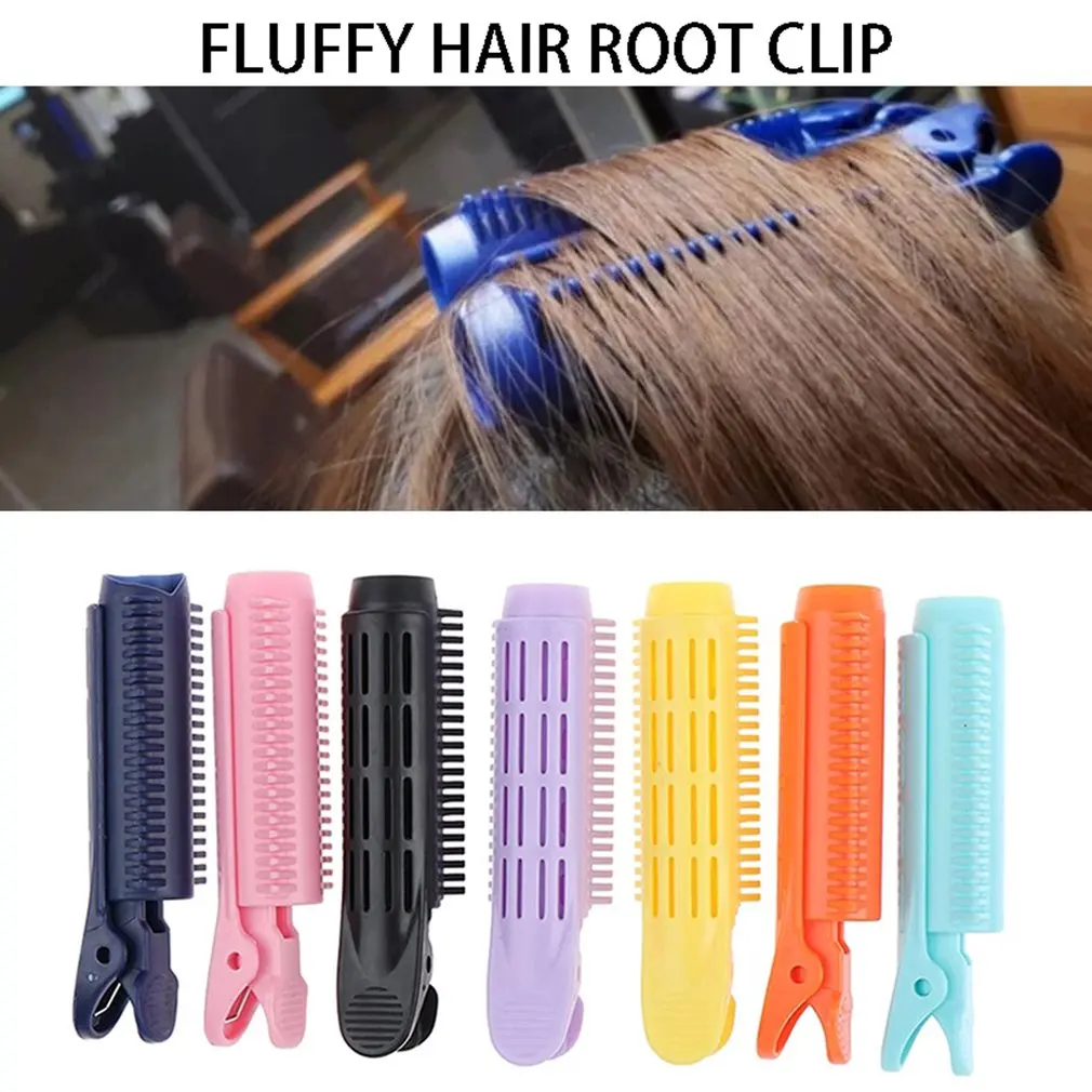 

2pcs Natural Fluffy Hair Clip Curly Hair Plastic Hair Root Fluffy Clip Bangs Hair Styling Clip Hairpins Hair Accessories