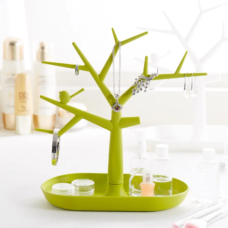 Бытовая деревянная стойка для хранения ювелирных изделий серьги ожерелье