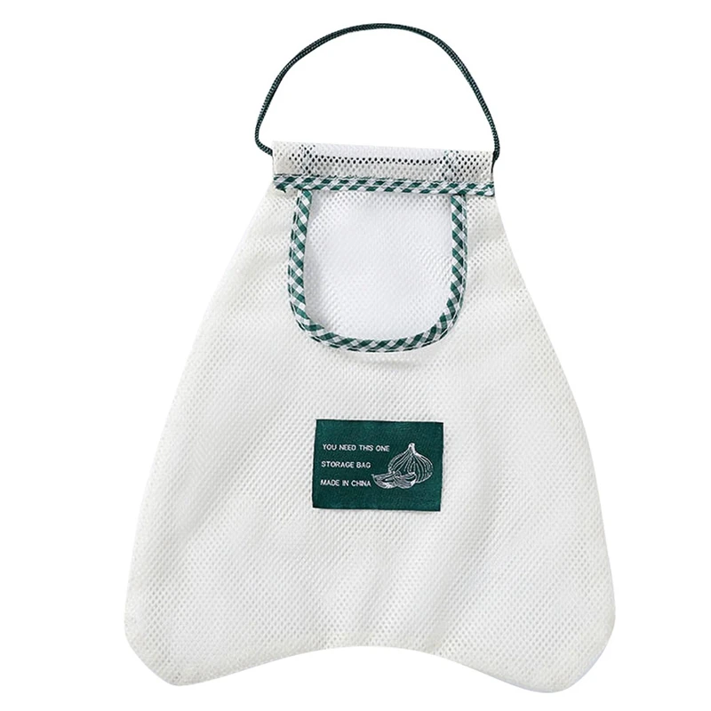 Кухонная сумка для лука бытовая многофункциональная дышащая настенная фруктов и