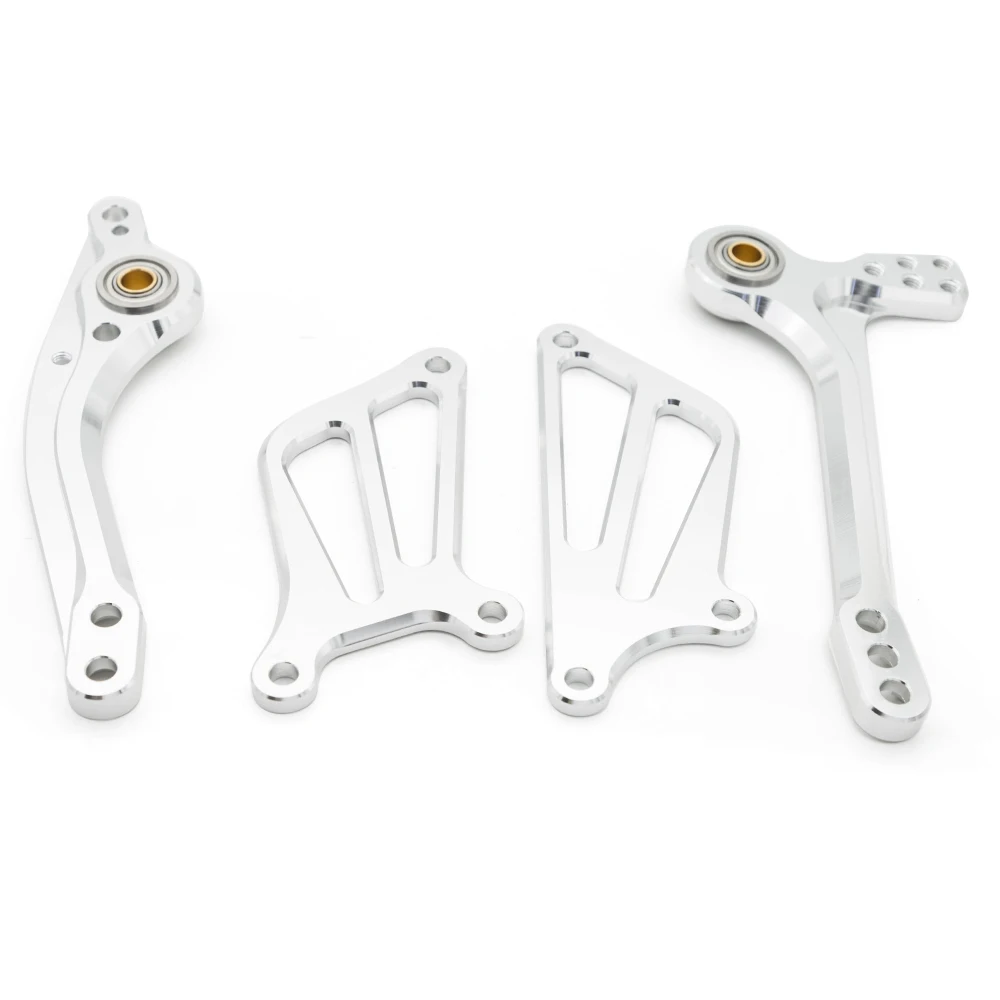 

For Suzuki SV650 SV650S SV 650 2015-2018 Aluminum Motorcycle Rearset Footrest Footpeg Brake Gear Shift Shifter Lever + Wing
