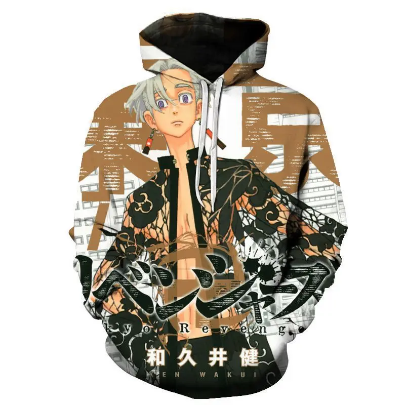 

Tokyo Revengers Anime Hoodie Hombres mujeres 3D Impreso Moda Hombres Sudadera Streetwear niños sudadera Trending Big Kids Jacket