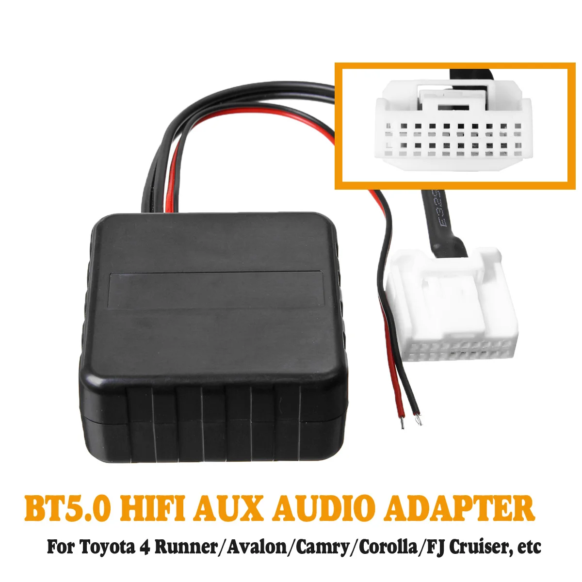 Автомобильный bluetooth модуль AUX кабель адаптер для Toyota 4runner Camry матрица 2007-09