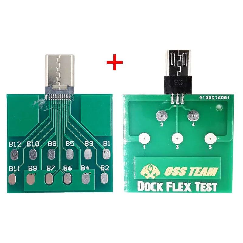

U2 Battery OSS Team Micro USB PCB Test Board Charging Dock Flex Tester Repair for iPhone Andorid Battery Power Fix Tool