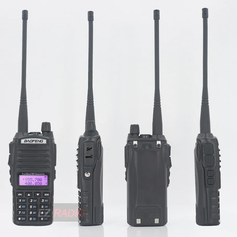 BaoFeng UV 82 8 Вт 2 шт. 1 двухсторонний любительский радиоприемник 10 км dmr Ham cb Radio PTT TYT 9R