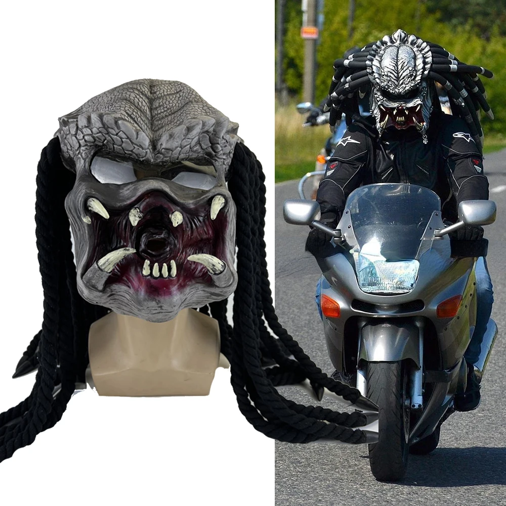 

Movie Alien vs. Predator Mask Halloween Cosplay Props Horrific Monster Masks Average Size for Adults