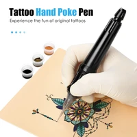 tattoo hand poke grip tubes diy poke tool handmade cartridge needles tattoo accessories manual pen