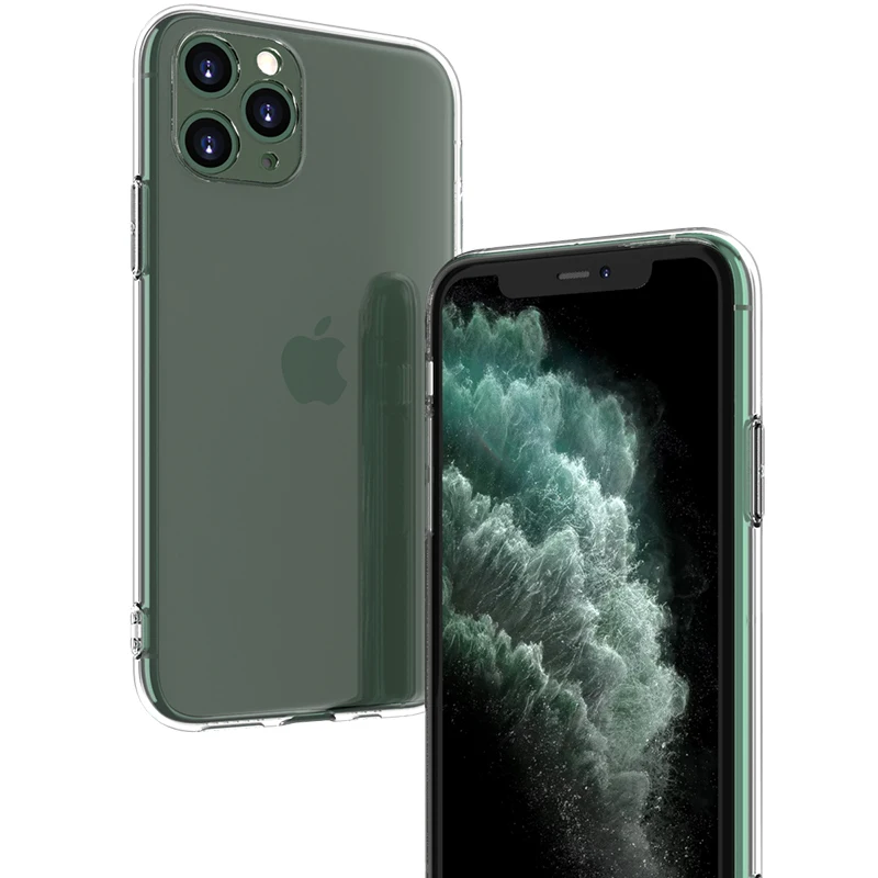 Прозрачный силиконовый чехол для iPhone 12 Mini 13 11 Pro Max XS X XR SE 2020 7 8 Plus 6S | Мобильные