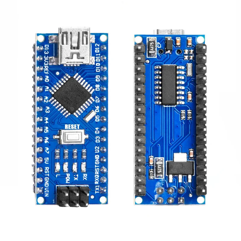 Горячая Распродажа 5 шт. контроллер Nano 3 0 ATmega328P совместимый с Arduino NANO CH340 круглый USB