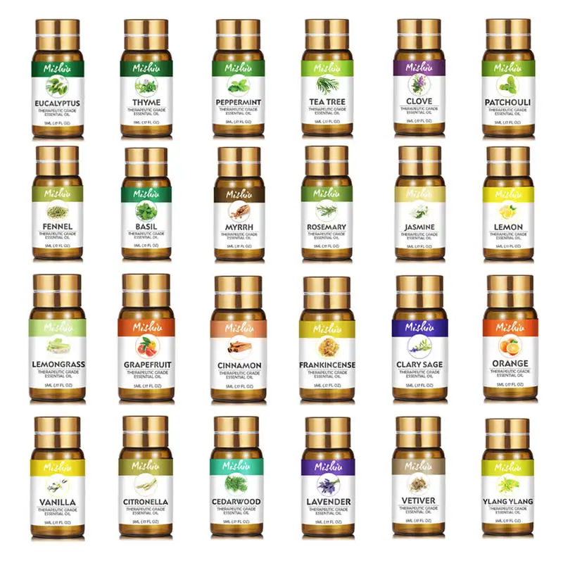 Mishiu Tea Tree Essential Oil Pure Aromatherapy Diffusers Emotional balance Air Fresh Fragrance Natural Body 5ML | Красота и здоровье