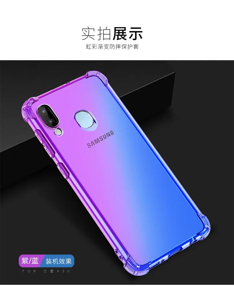 Противоударный мягкий прозрачный силиконовый чехол для телефона, для samsung Galaxy A10 A10E A20 A20E A30 A40 A50 A60 A70 A80 A90 чехол