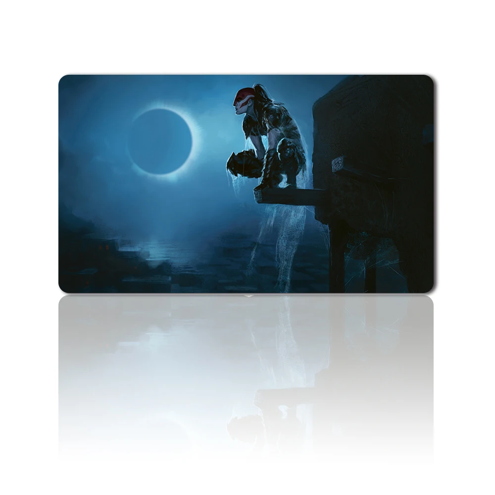 

Board Game TCG Playmat Table Mats Size 60X35cm Mousepad Compatible for CCG RPG MTG Playmat - VAMPIRE-NIGHTHAWK(1)