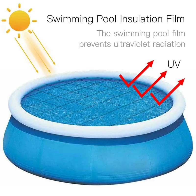 

10 Feet Swimming Pool Cover Suitable Round Swimming Pools New Waterproof Rainproof Dust Cover Tarpaulin 300X300Cm