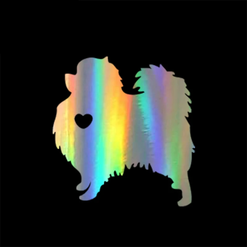 

JuYou Funny Stickers Exterior Accessories Fashion Vinyl Car Decal I Love My Pomeranian Animal Dog Waterproof Auto Sticker