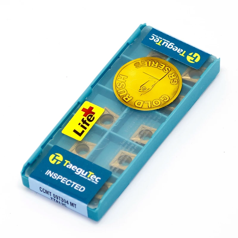 

CCMT09T304MT TT8020 CCMT09T304MT TT8115 CCMT09T304MT TT5100 CCMT09T304MT TT8125B TaeguTec Lathe or Boring Inserts 10pcs