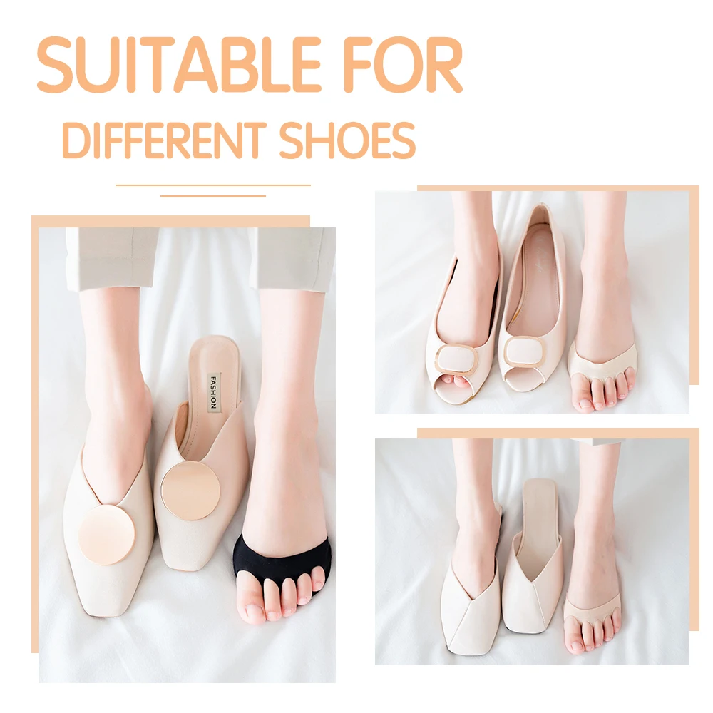 5 пар в упаковке накладок на переднюю часть стопы|Стельки и вкладыши| |
