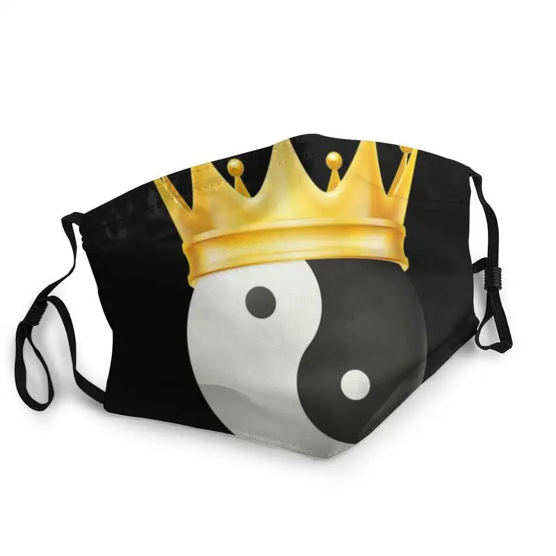 

Yin Yang Crown Mask Breathable Unisex Adult Chinese Philosophy Face Mask Protection Cover Respirator Mouth-Muffle