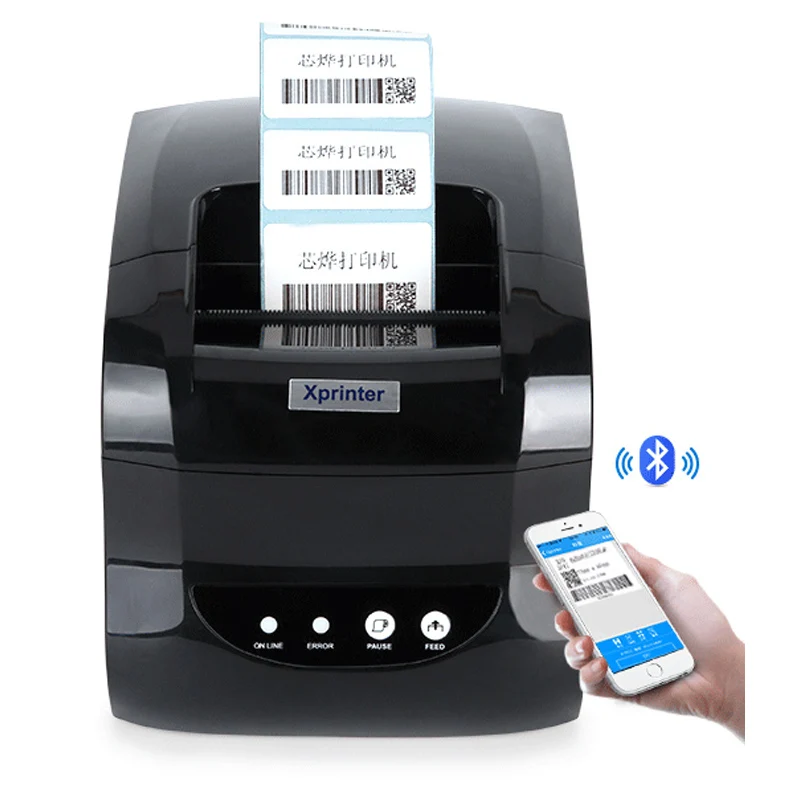 Термопринтер Xprinter365 для печати этикеток принтер штрих-кодов термопринтер чеков и